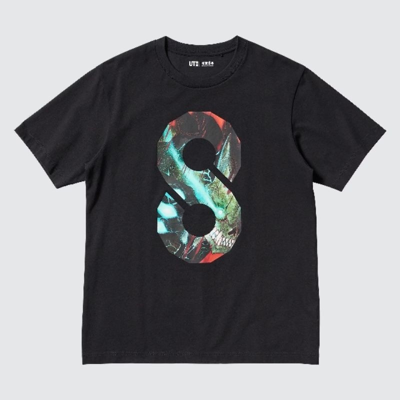 Kaos Uniqlo Kaiju No.8 (Delapan) |   Kaos Lengan Pendek Kaiju No.8 UT