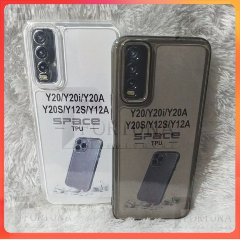 GROSIR COD casing Case SoftCase Casing VIVO Y20/y20s/y12s/y12a Silikon Casing Bening Transparan TPU 