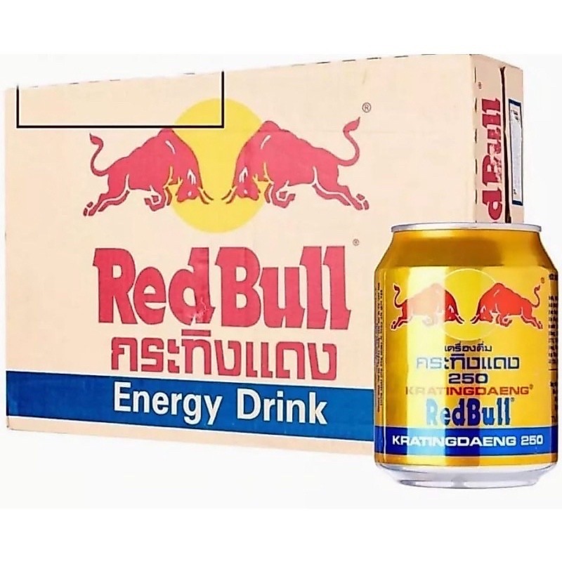 KRATINGDAENG REDBULL KALENG THAILAND 250ML  DUS ISI 24 KALENG