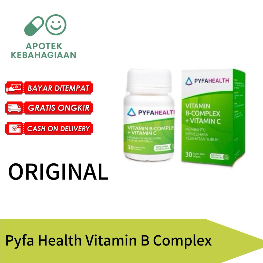 PyfaHealth B Complex Vitamin C Isi 30 Tablet