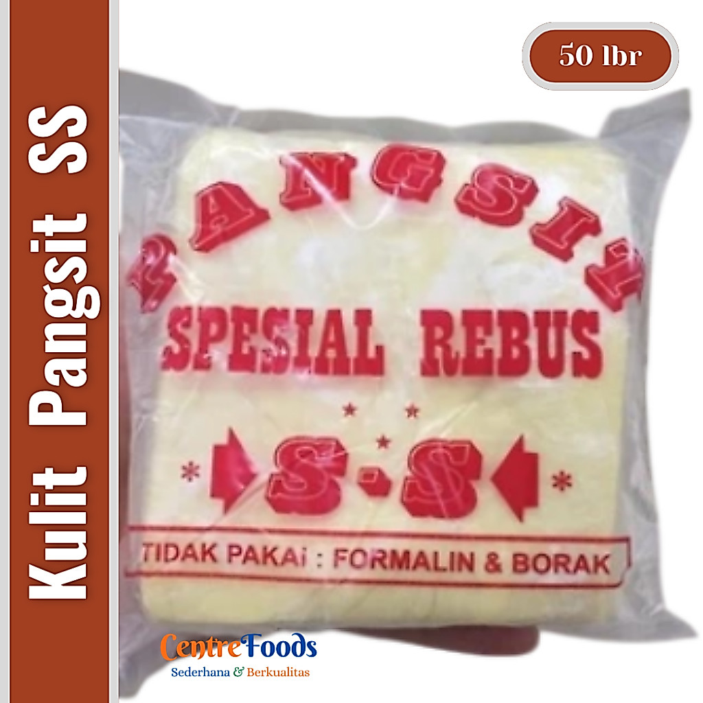 Kulit Pangsit Special Rebus - Kulit Pangsit SS | 50 lbr [ Harga Per BKS ]