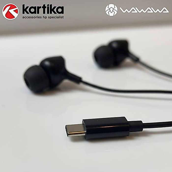 WAWAWA WA-59T Headset Type C Stereo Earphone Wired Full Bass