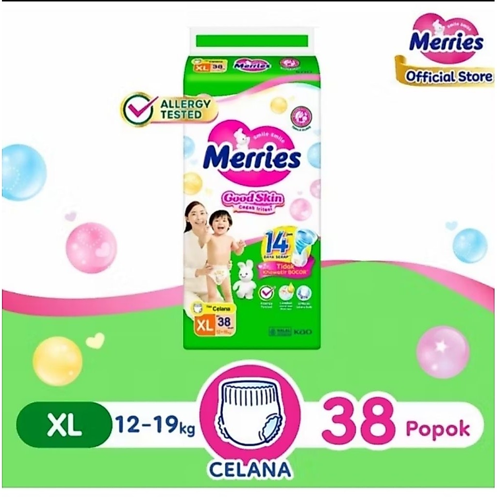 Merries popok celana Xl38