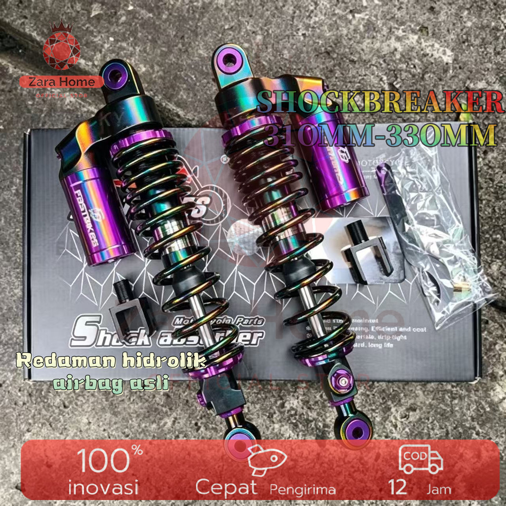 Zara SHOCKBREAKER BELAKANG TABUNG ATAS FASTBIKES 82 UK 290MM 310MM 330MM 340MM SHOCK UNIVERSAL BEBEK