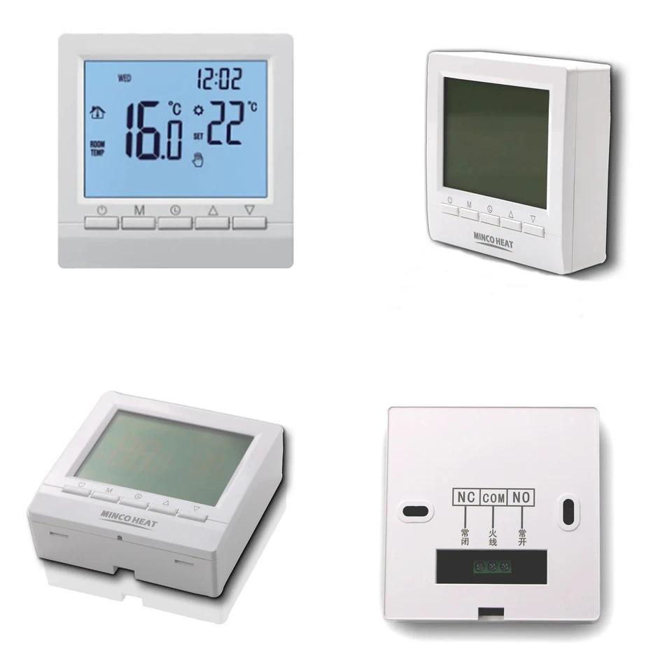 MINCO HEAT Programmable Gas Boiler Heating Temperature Regulator Hand Controller AA Battery Thermost
