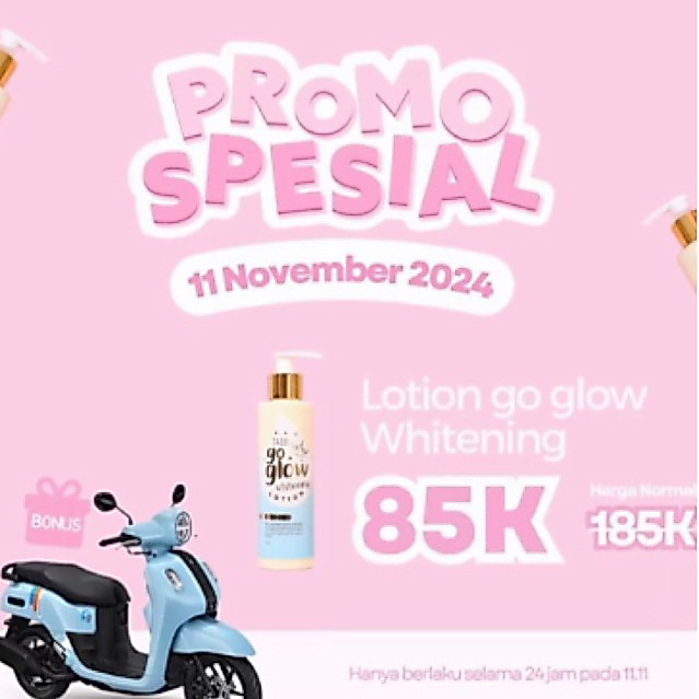 GO GLOW WHITENING LOTION 200gr