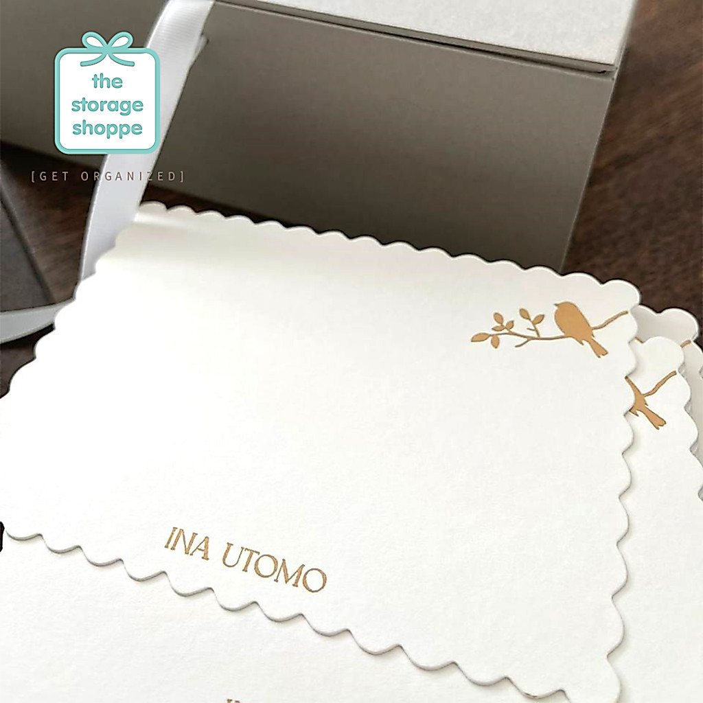 Personalized Blank Cards Hot Foil Stamp