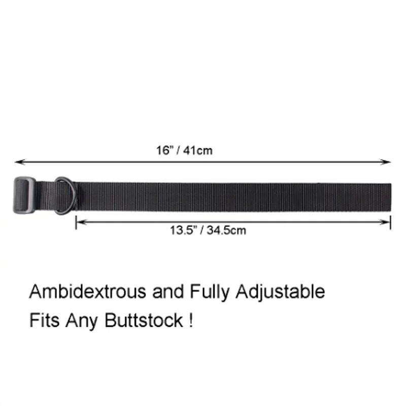 Multifunction Airsoft Tactical ButtStock Sling Adapter Rifle Stock Gun Strap Rope Strapping Belt Mou