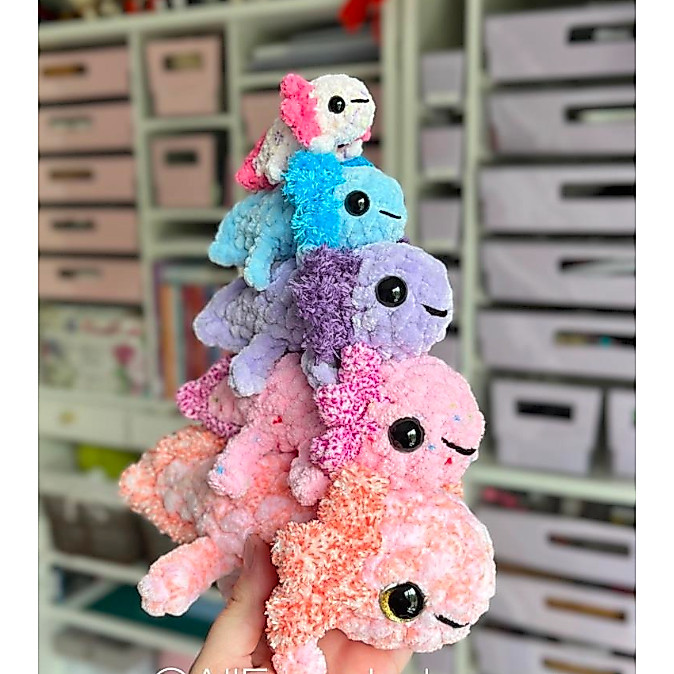 Baby Axolotl   {Pdf File Amigurumi/Crochet Pattern}