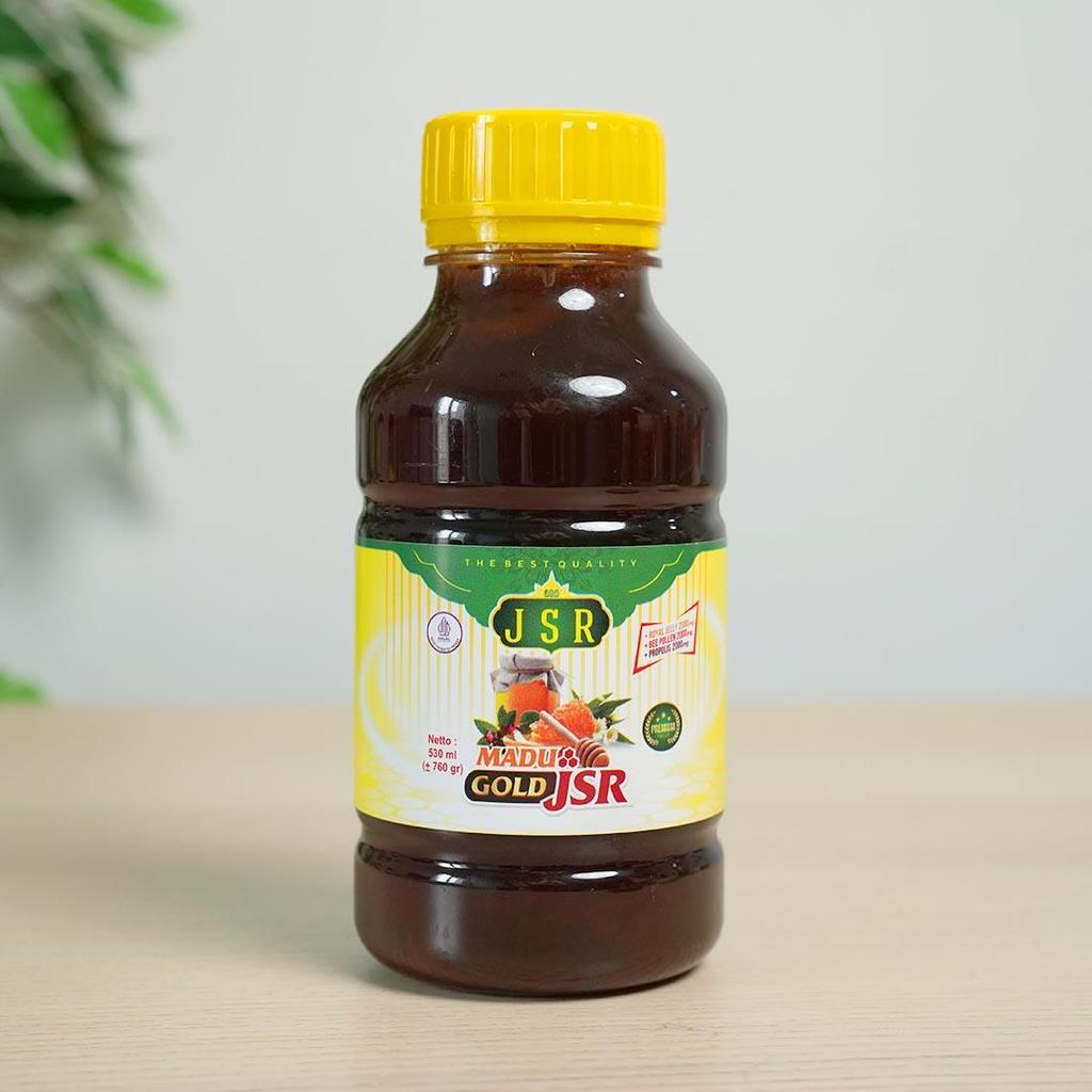 JSR MADU GOLD Zaidul Akbar - Madu Asli Khasiat Bee Pollen Royal Jelly Propolis Organik Alami Bebas g