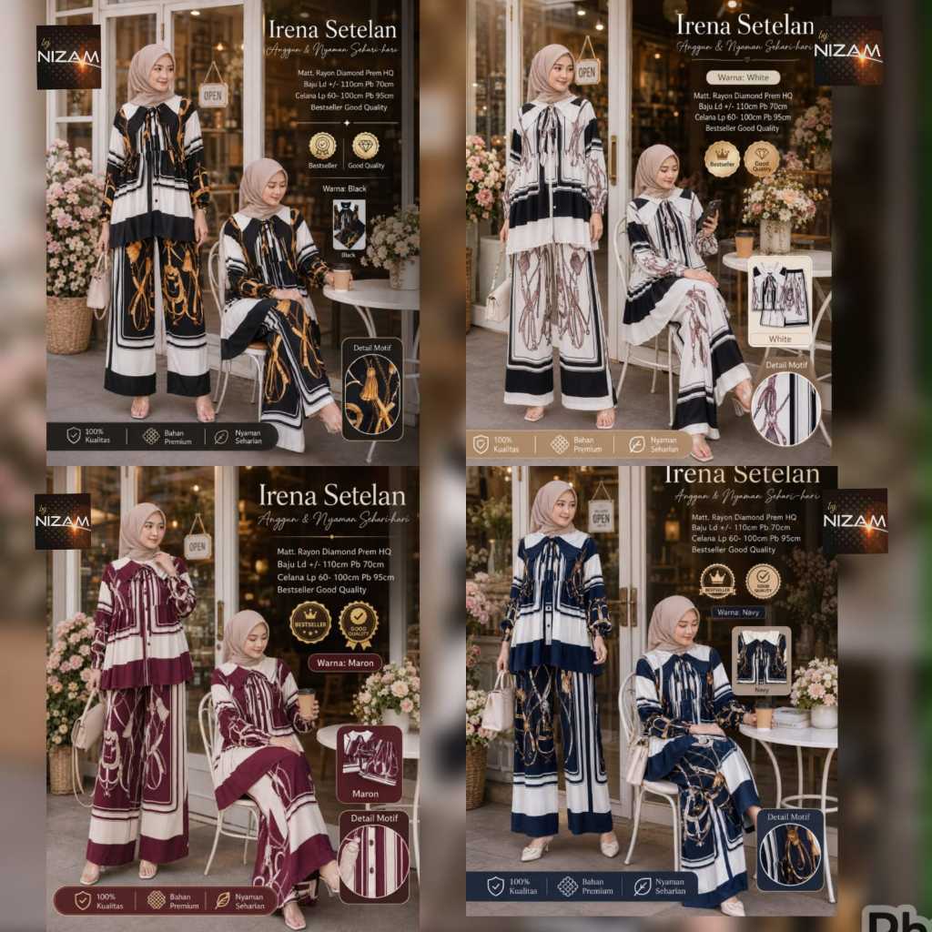 2406   IRENA ONE SET by NIzAM FASHION   // ONESTUFF
