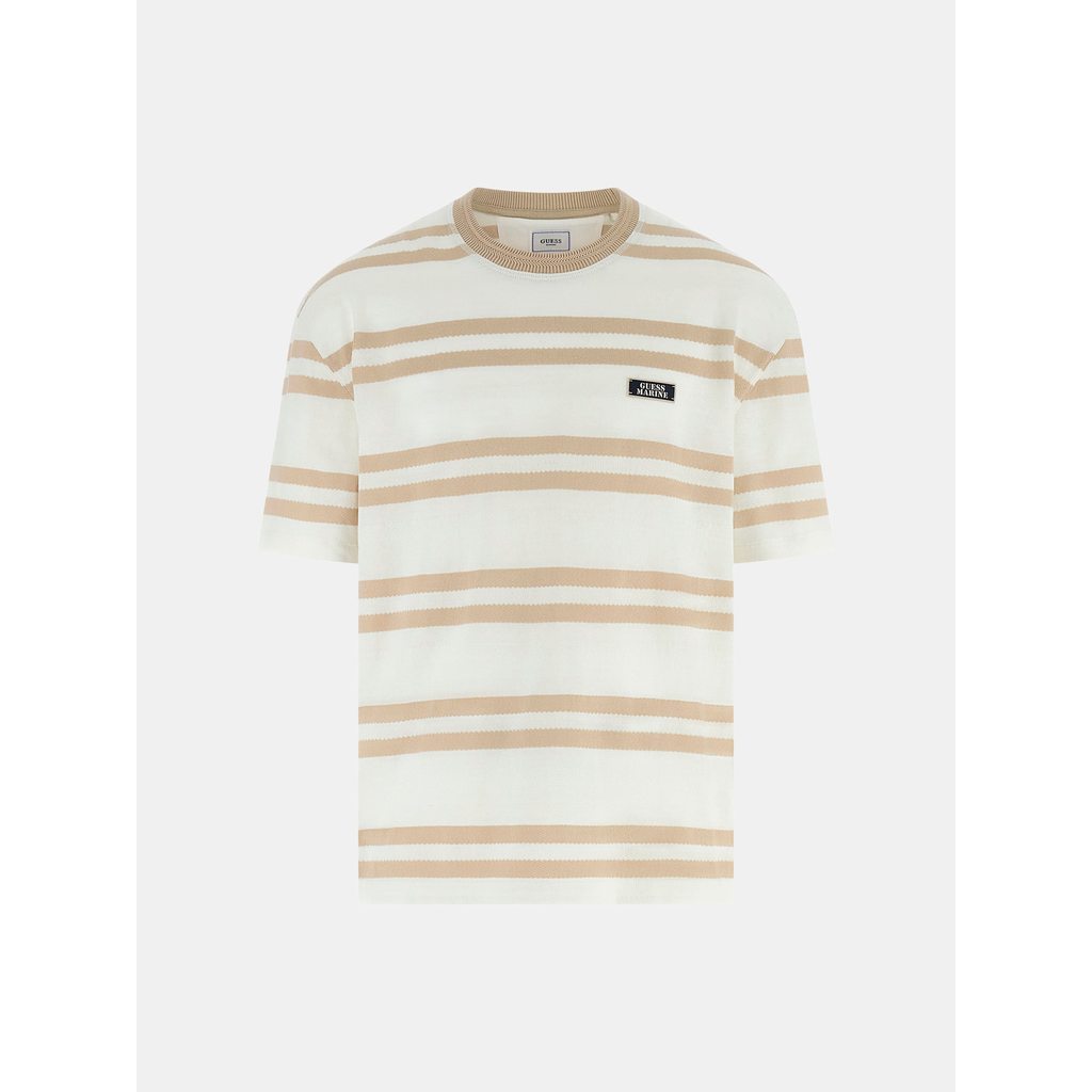 GUESS-SS VINTAGE STRIPES KNIT TOP