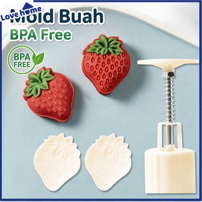 50G Cetakan Nastar Stroberi Anggur Cetakan Buah Strawberry Grape Cake Mold Press Untuk Nastar Dan Ku
