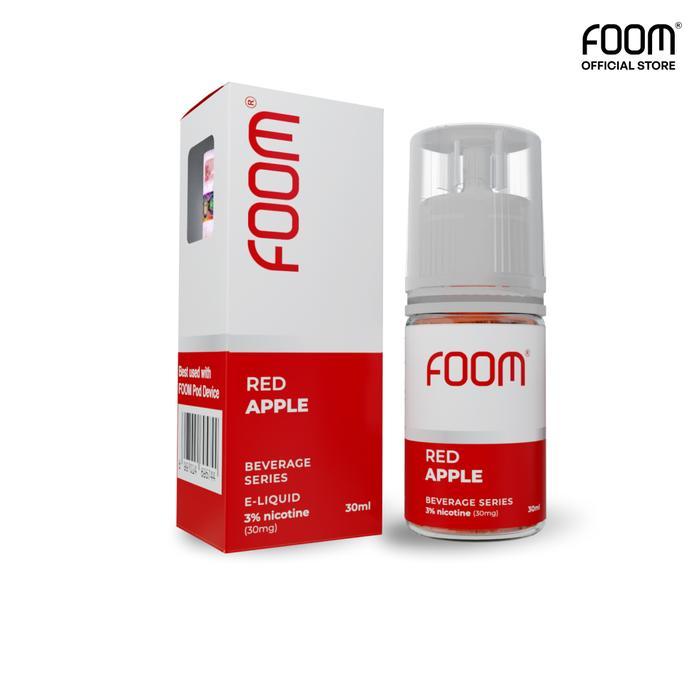 Liquid Saltnic Foom - Red Apple 30 mL - New Packaging  | Liquid Vape | Liquid Fruity | Nicotine 30 m