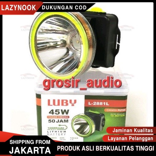 SENTER KEPALA LUBY L2881L 45W ,SENTER KEPALA LUBY L2881K ,SENTER HEAD LUBY 2881 ,LUBY 2881 ORIGINAL
