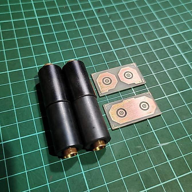 FERIT FERRIT FERRITE BINOCULAR BALUN DOUBLE DOBEL 200WATT TUBING PIPA HF POWER HD27