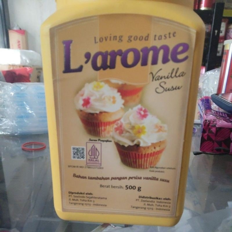 

beli banyak lebih murah 500gr Larome Vanilla Susu 500gr / Vanilla Susu