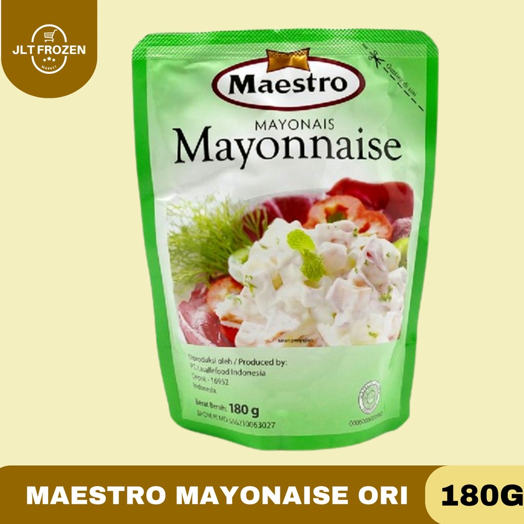 

Maestro Light Mayonais/Mayonnaise Kurang Lemak [180g Pouch]