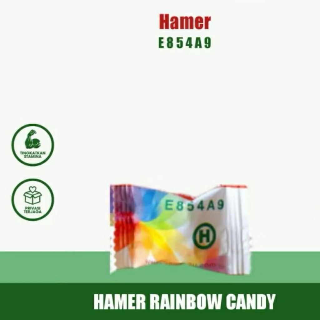 

Hammer Rainbow Permen Ginseng Kopi - Eceran 1 Permen