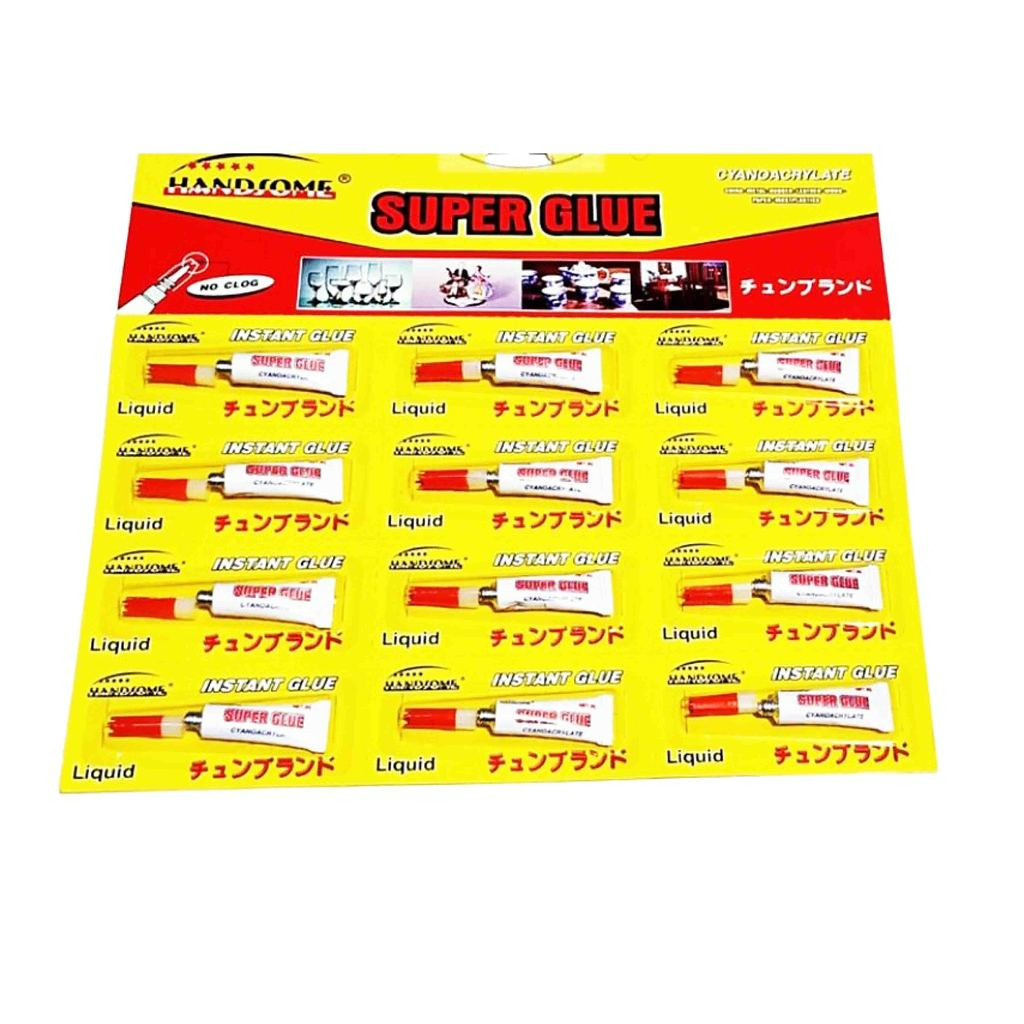 

Lem Instant Super Glue Renceng Handsome Asli 3gr - Lem Korea Serbaguna