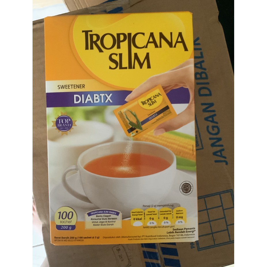

Tropicana slim diabtx isi 100