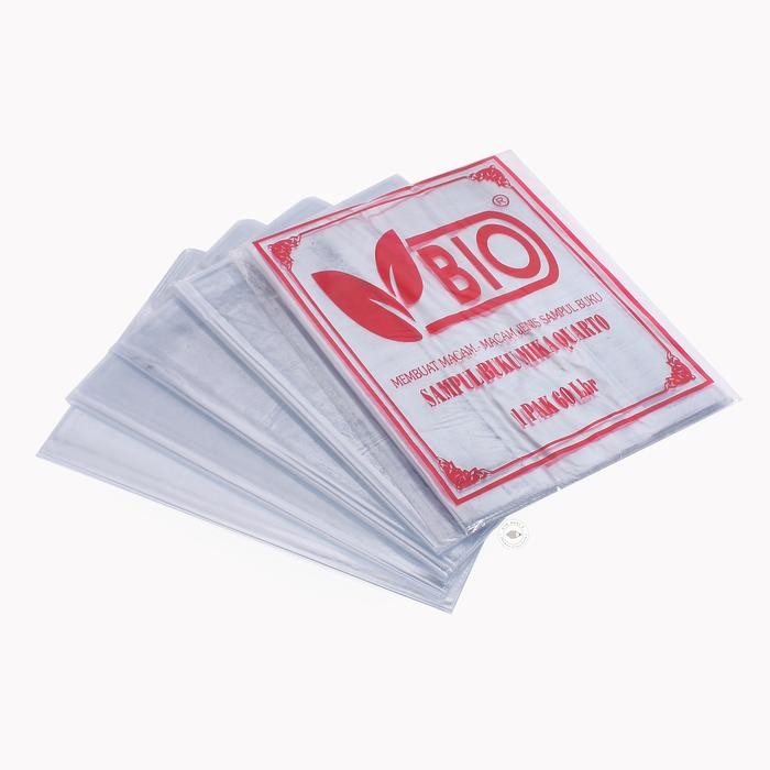 

BIO - Sampul Buku Plastik Mika Ukuran Quarto - Pack - Bio