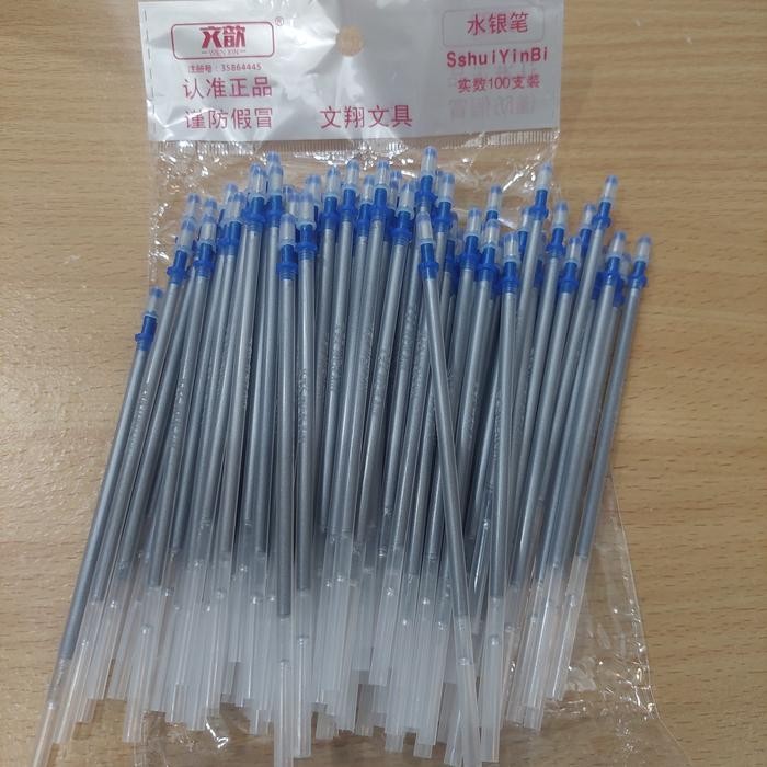 

SILVER PEN PENANDA PULPEN POLA KAIN KULIT PERAK SETARA SHENG HUA