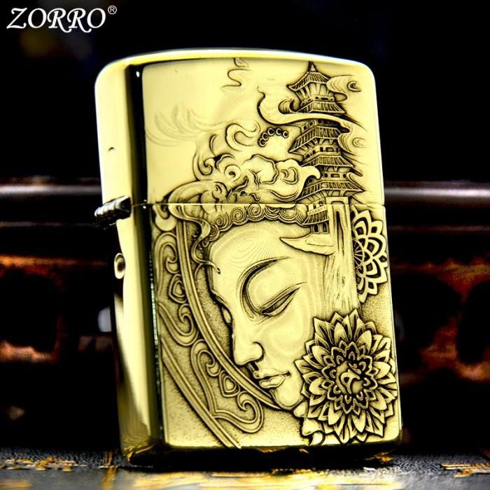 

Korek Lighter Kerosene Ukir Buddha Face