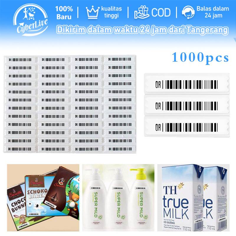 

1000pcs Sensor Alarm DR Label AM 58 KHz Sensormatic Checkpoint For Security Ritel
