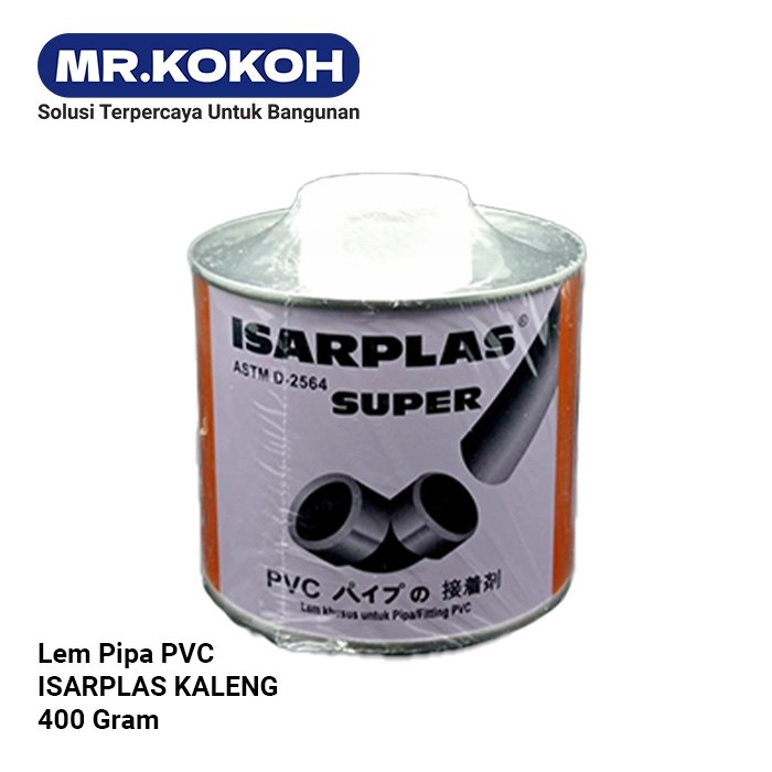 New Lem Pipa PVC Isarplas Kaleng / Lem PVC Isarplas 400gr / Lem Pipa Isarplas 400grPremium