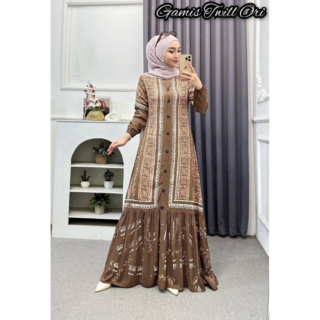 Gamis Twill Ori Gamis Rempel Gamis Twill Jumbo Gamis Batik Gamis Jumbo Gamis Twill Pekalongan