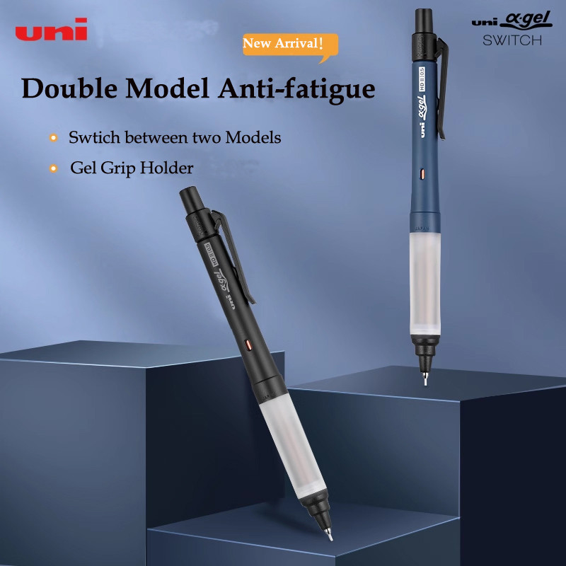

New Uni Alpha-Gel Switch M5-1009GG Mechanical Pencil Hold & Kuru Toga Automatic 0.3 0.5 mm Soft Comfortable Grip Limited Edition