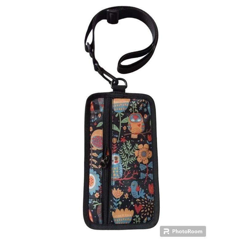 SLV - NEW Tas hp kartu Uang motif Dompet Hp Tas Leher Pria/wanita Wr-3