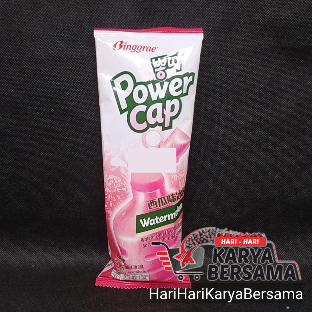 

MAKANAN BEKU ICE CREAM KOREA PONGTA POWER CAP WATERMELON 130ML