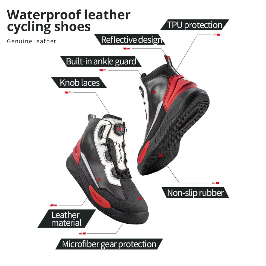 Sepatu Touring Motor Motowolf Waterproof Adventure Boots High Quality
