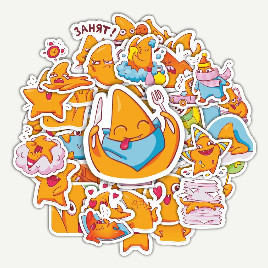 

Sticker Pack Stiker Kartun Louie The Starfish | Sticker TUMBLR | Stiker LAPTOP KOPER HELM