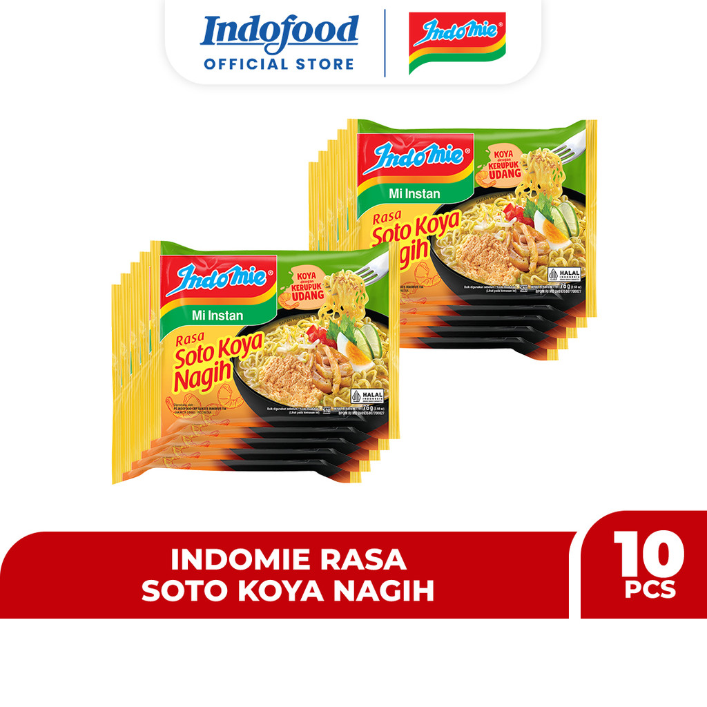 

10 PCS - Indomie Rasa Soto Koya Nagih 76 Gr