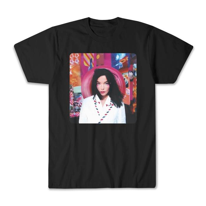 (COD) KAOS BAND BJORK POST - S, Putih