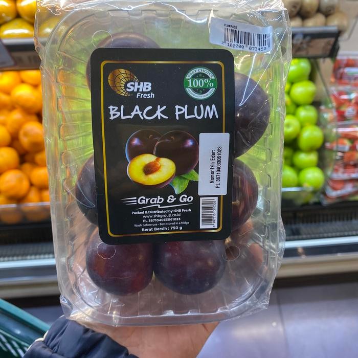 

Plum black fresh | Buah plum hitam fresh pack 750grm
