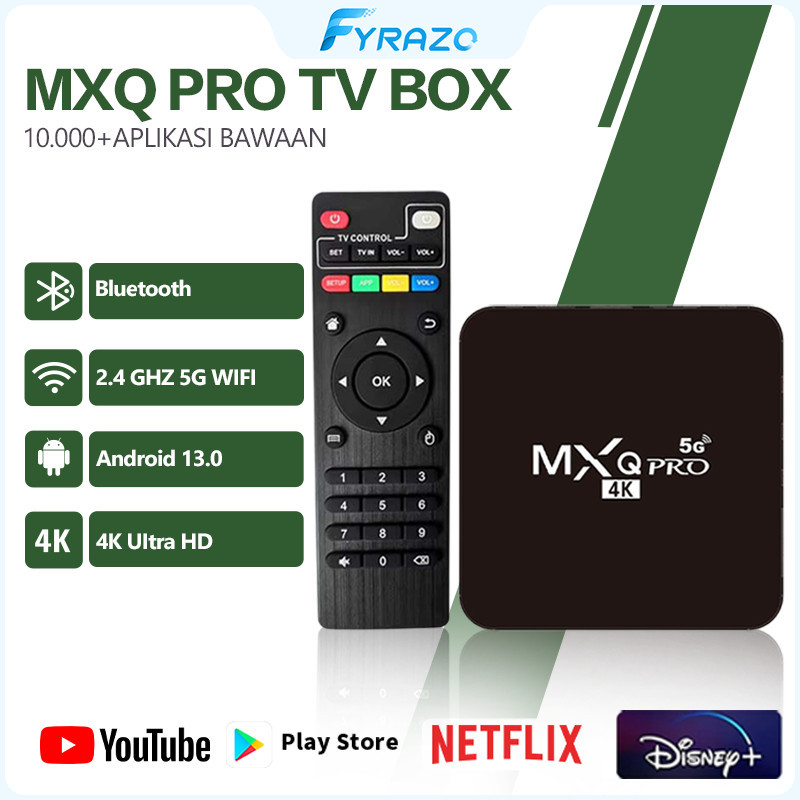 MXQ TV Box 4K 5G Smart Advance Set Top Box TV Digital Receiver 8gb+128gb Full HD/ STB Wifi Youtube