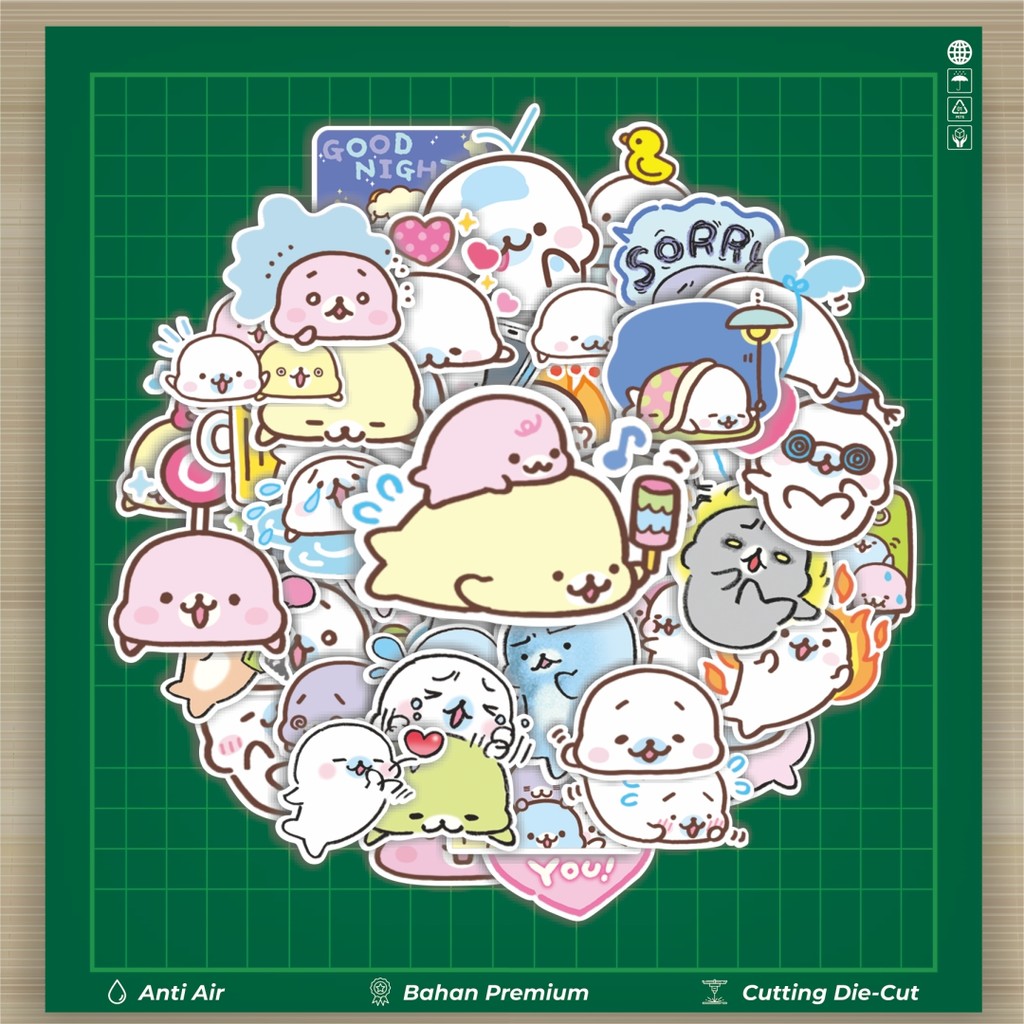 

HOT 50 PCS STIKER Stiker Line Mamegoma San X Stiker Fashion Cars Decal Dingin Kartu Album Custom Vinyl Anti Air- Sticker Aesthetic Buku Journal Koper Casing HP Tablet Laptop Helm Motor Botol Minum