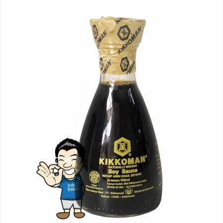 

PROMO! Kikkoman All Purpose Soy Sauce Shoyu- Kecap HaLaL Dispenser 150 ml - dispenser 150