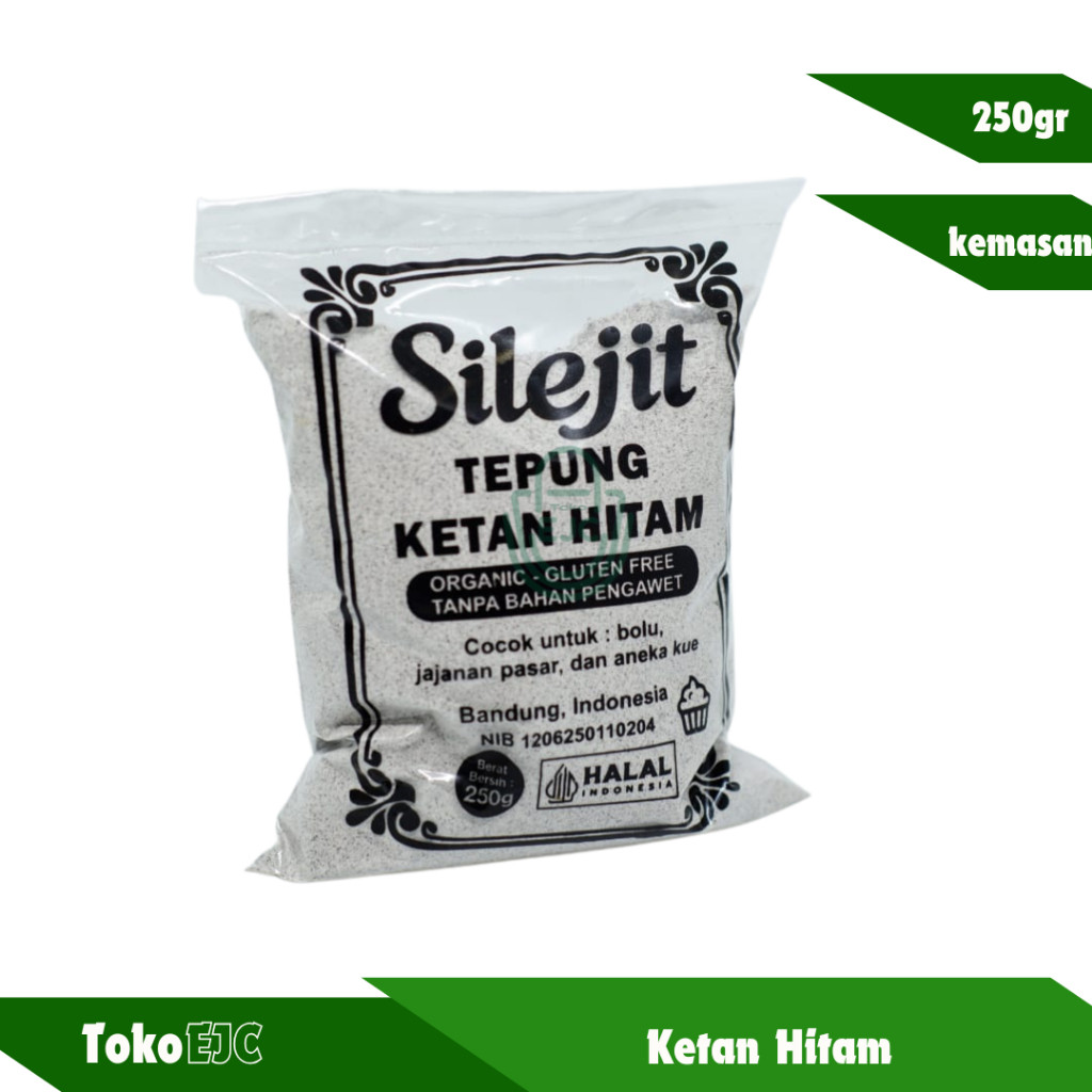 

[EJC] Tepung Ketan hitam Silejit 250gram