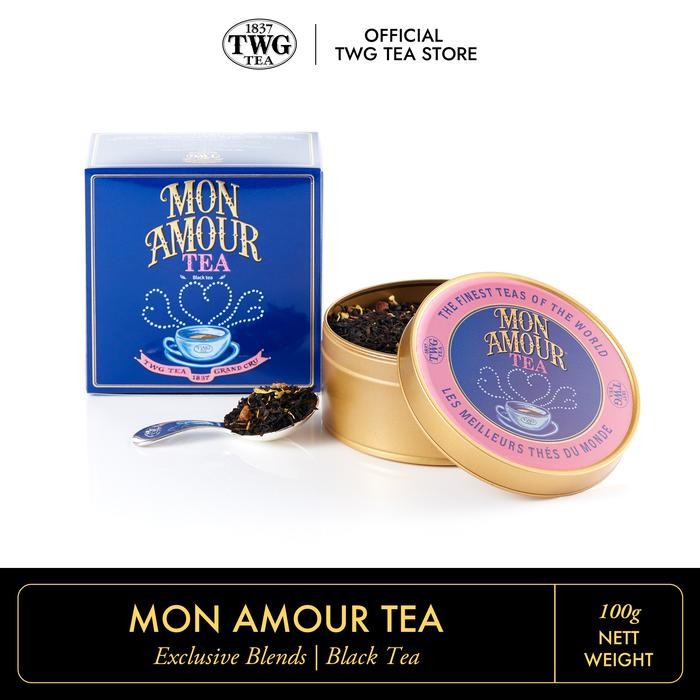 

PROMO! TWG Tea ǀ Mon Amour Tea, Caviar Tin Tea, 100g