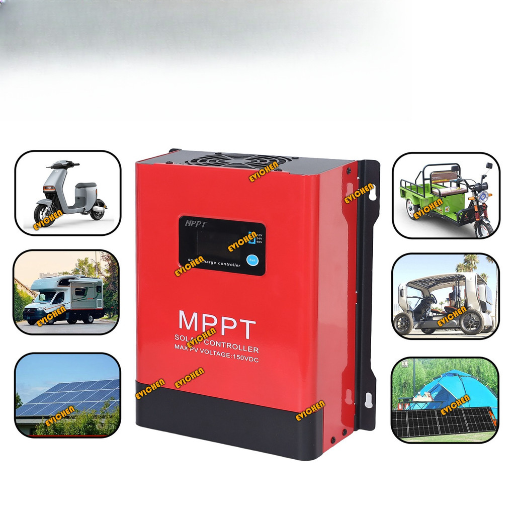 MPPT 60A 100A Solar Charge Power Controller Regulator-12/24/48V Lifepo4 FLD GEL SLD Battery-Off Grid