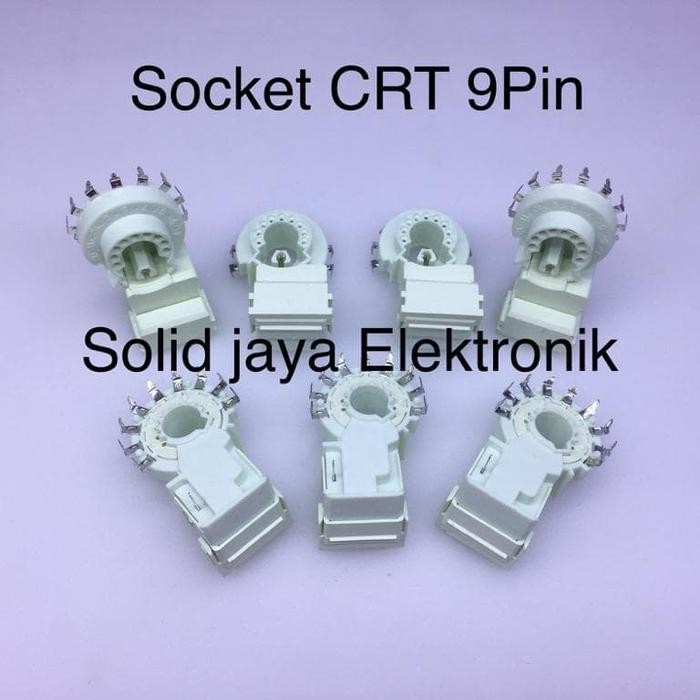 SOKET CRT 9 PIN SOKET BESAR 9P TV TABUNG LAYAR BESAR