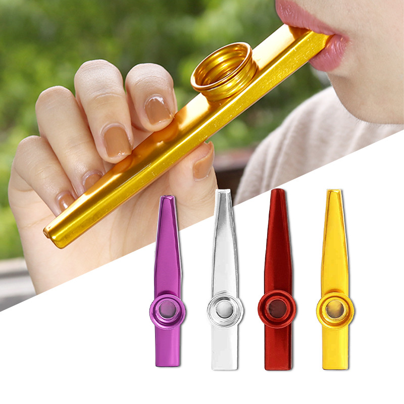 Kazoo Metal Alat Musik Tiup / Kazoo Kazo Alumunium / Kazoo Metal / Kazoo Flute