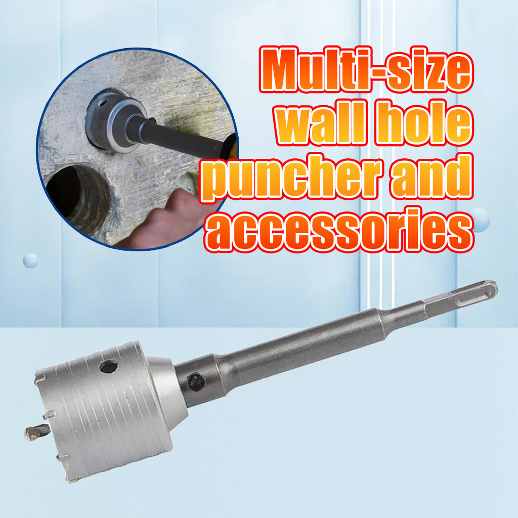 "Mata Bor Hole Saw Hollow Core Hole Saw Lubang Tembok Beton mata bor hole saw beton set
"