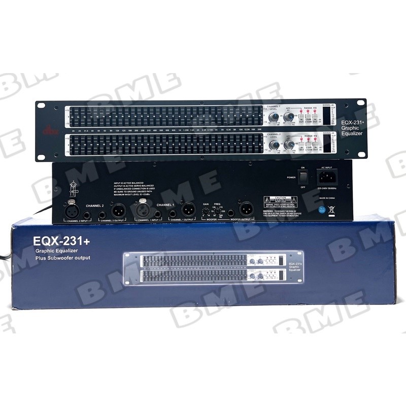 DISKON EQUALIZER DBX EQX231 + SUBWOOFER / EQX 231+ SUB NEW GRADE A++ ORI