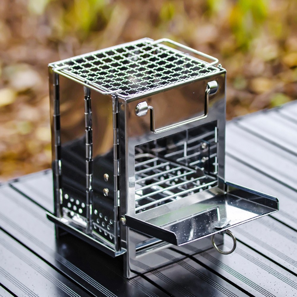 Kompor kayu bakar firewood stove multifunction Api Unggun/BBQ/Grill